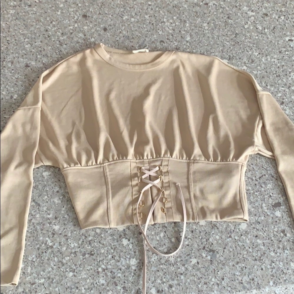 Corset style top from Zara